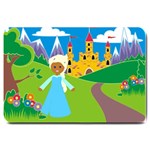 black Elsa Frozen Large Doormat