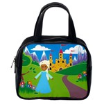 black Elsa Frozen Classic Handbag (One Side)