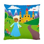 black Elsa Frozen Standard Cushion Case (One Side)