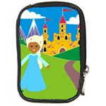 black Elsa Frozen Compact Camera Leather Case