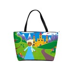 black Elsa Frozen Classic Shoulder Handbag