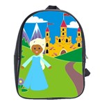 black Elsa Frozen School Bag (Large)