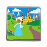 black Elsa Frozen Memory Card Reader (Square)