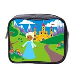 black Elsa Frozen Mini Toiletries Bag (Two Sides)