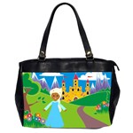 black Elsa Frozen Oversize Office Handbag (2 Sides)