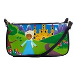 black Elsa Frozen Shoulder Clutch Bag