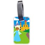 black Elsa Frozen Luggage Tag (two sides)