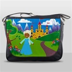 black Elsa Frozen Messenger Bag