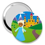 black Elsa Frozen 3  Handbag Mirror