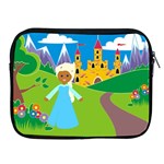 black Elsa Frozen Apple iPad 2/3/4 Zipper Case