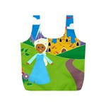 black Elsa Frozen Full Print Recycle Bag (S)