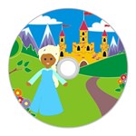 black Elsa Frozen CD Wall Clock