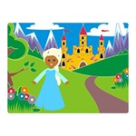 black Elsa Frozen Double Sided Flano Blanket (Mini)