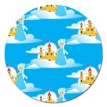 snow queen Magnet 5  (Round)