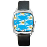 snow queen Square Metal Watch