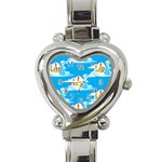 snow queen Heart Italian Charm Watch