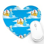 snow queen Heart Mousepad