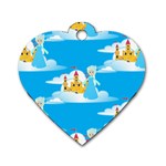 snow queen Dog Tag Heart (One Side)