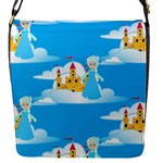 snow queen Flap Closure Messenger Bag (S)