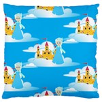 snow queen Large Flano Cushion Case (One Side)