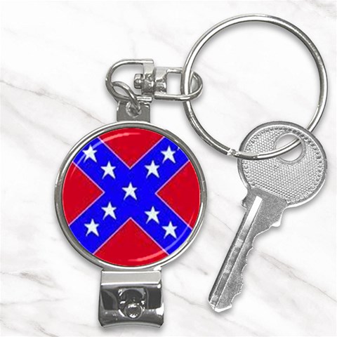 rebel Nail Clippers Key Chain from ArtsNow.com Front