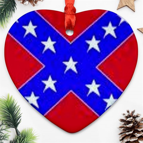 rebel Ornament (Heart) from ArtsNow.com Front