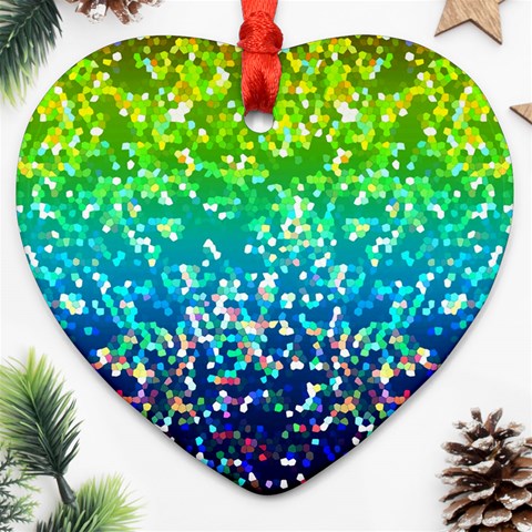 Glitter 4 Heart Ornament (2 Sides) from ArtsNow.com Back