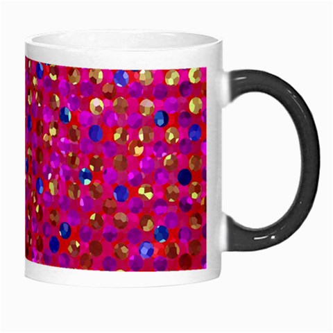 Polka Dot Sparkley Jewels 1 Morph Mugs from ArtsNow.com Right