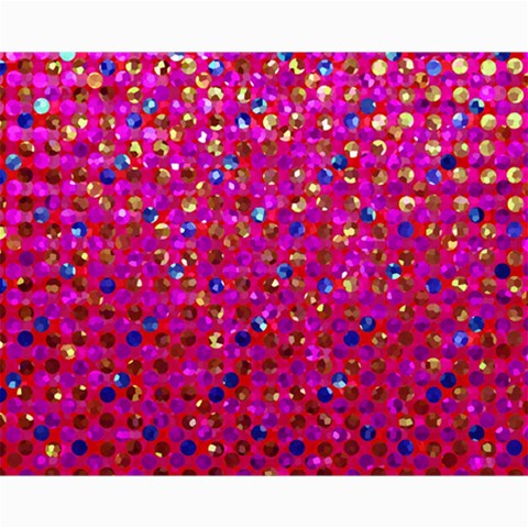 Polka Dot Sparkley Jewels 1 Collage 8  x 10  from ArtsNow.com 10 x8  Print - 2