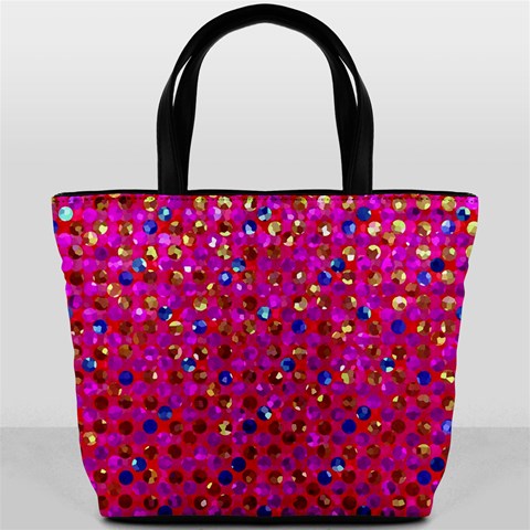 Polka Dot Sparkley Jewels 1 Bucket Bags from ArtsNow.com Back