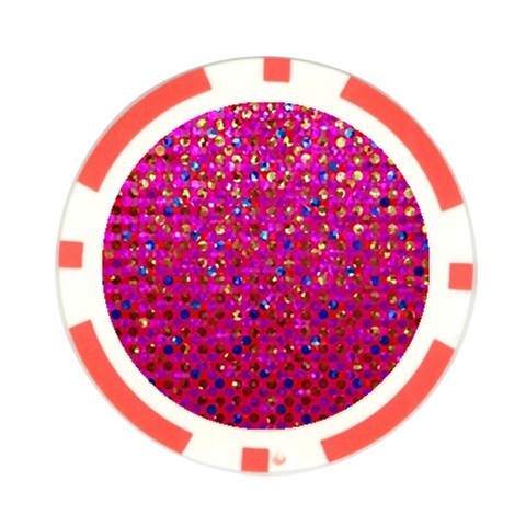 Polka Dot Sparkley Jewels 1 Poker Chip Card Guards (10 pack)  from ArtsNow.com Front