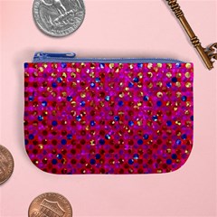 Polka Dot Sparkley Jewels 1 Mini Coin Purses from ArtsNow.com Front