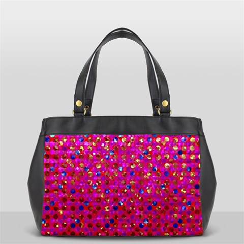 Polka Dot Sparkley Jewels 1 Office Handbags (2 Sides)  from ArtsNow.com Back