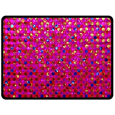 Polka Dot Sparkley Jewels 1 Fleece Blanket (Large)  from ArtsNow.com 80 x60  Blanket Front