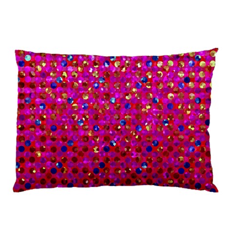 Polka Dot Sparkley Jewels 1 Pillow Cases (Two Sides) from ArtsNow.com Back