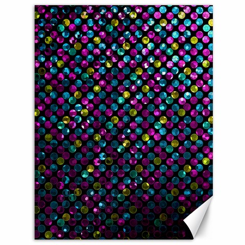 Polka Dot Sparkley Jewels 2 Canvas 36  x 48   from ArtsNow.com 35.26 x46.15  Canvas - 1