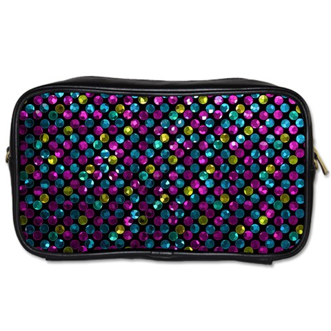 Polka Dot Sparkley Jewels 2 Toiletries Bags from ArtsNow.com Front