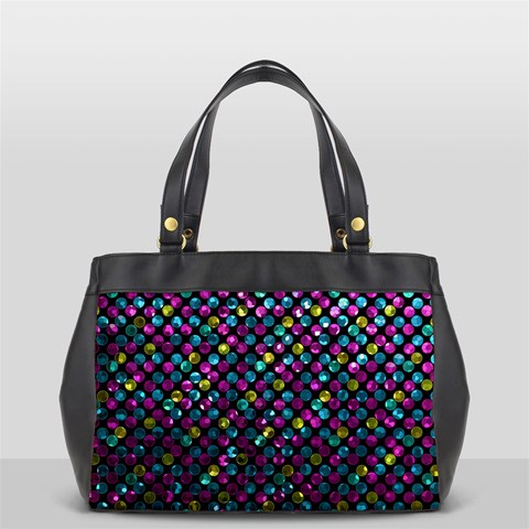 Polka Dot Sparkley Jewels 2 Office Handbags (2 Sides)  from ArtsNow.com Back