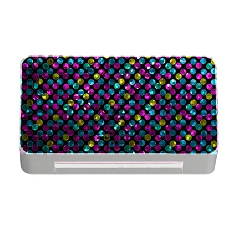 Polka Dot Sparkley Jewels 2 Memory Card Reader with CF from ArtsNow.com Front