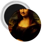 Movember Mona Lisa 3  Magnet