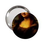 Movember Mona Lisa 2.25  Handbag Mirror