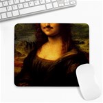 Movember Mona Lisa Large Mousepad