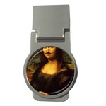 Movember Mona Lisa Money Clip (Round)