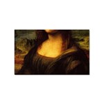 Movember Mona Lisa Sticker (Rectangular)