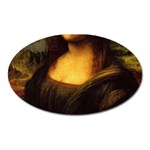 Movember Mona Lisa Magnet (Oval)