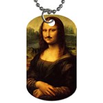 Movember Mona Lisa Dog Tag (One Side)