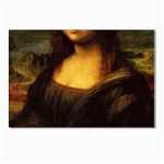 Movember Mona Lisa Postcard 4  x 6 