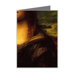 Movember Mona Lisa Mini Greeting Card