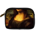 Movember Mona Lisa Digital Camera Leather Case