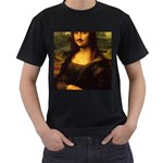 Movember Mona Lisa Men s T-Shirt (Black)